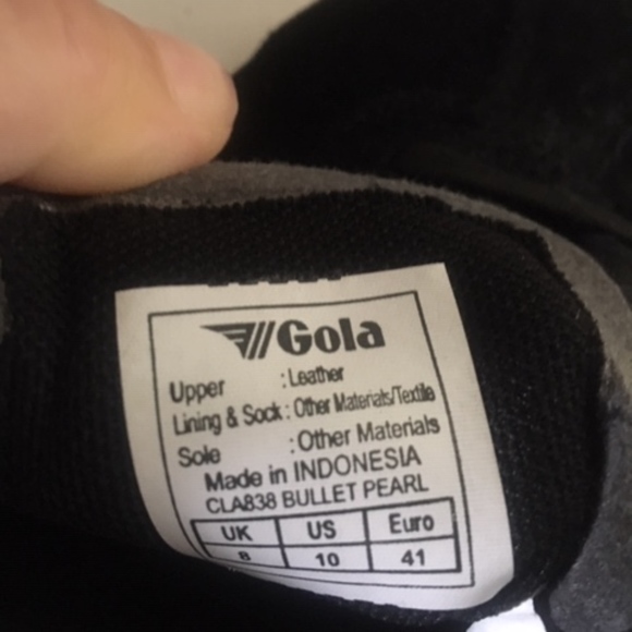 *SOLD* GOLA BLACK SUEDE / ROSE GOLD SNEAKERS -NEW! - Picture 6 of 8